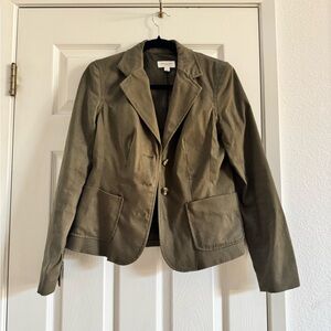 Isaac Mizrahi Khaki Women's Blazer